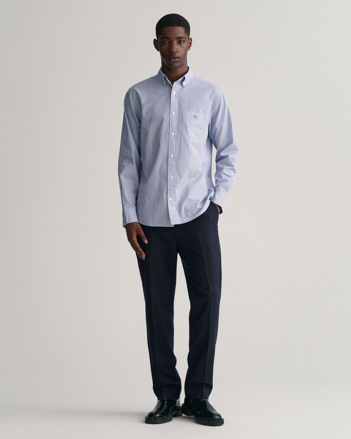 Banker Stripe Poplin Shirt