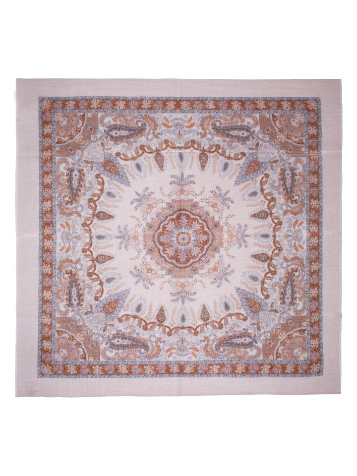 Skjerf Ull Paisley 85x85