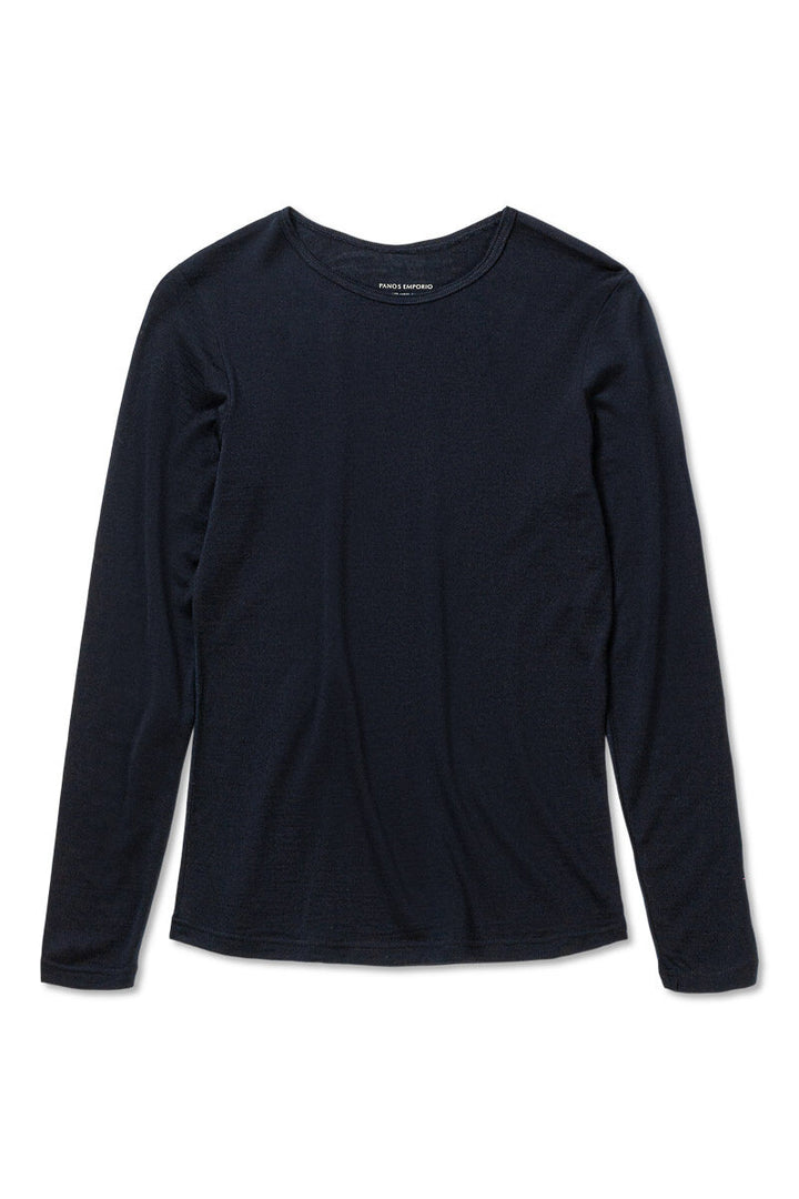 Panos Emporio PE wool tencel long sleeve