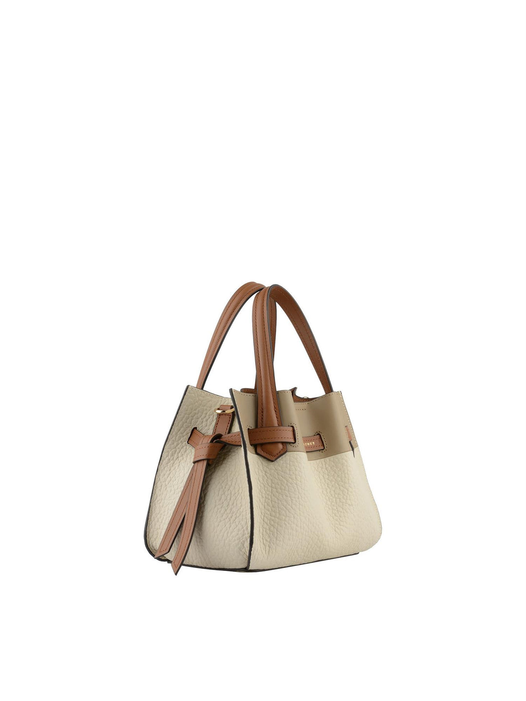 Cowhide leather nano satchel bag