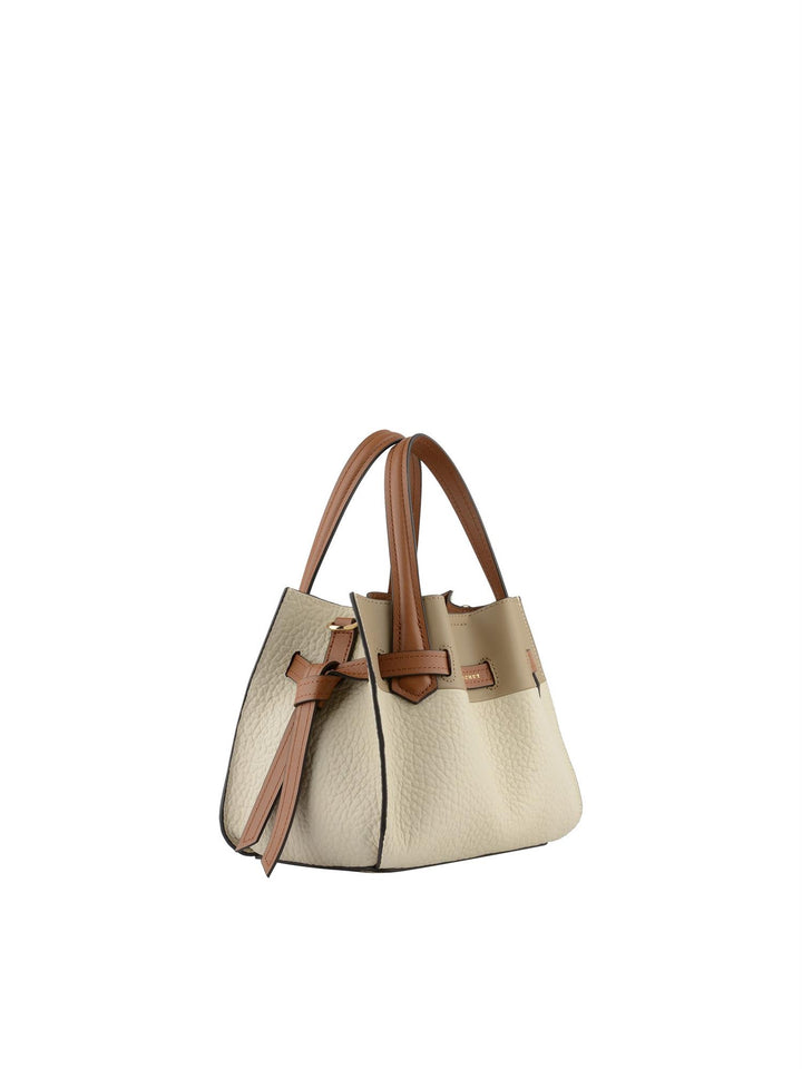 Cowhide leather nano satchel bag