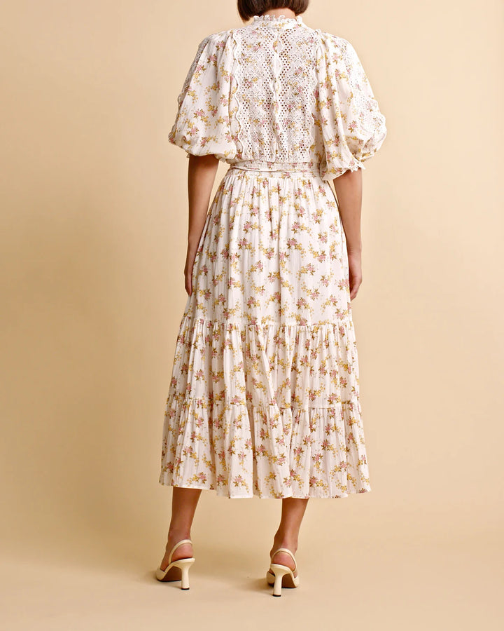 Cotton Slub Midi Dress