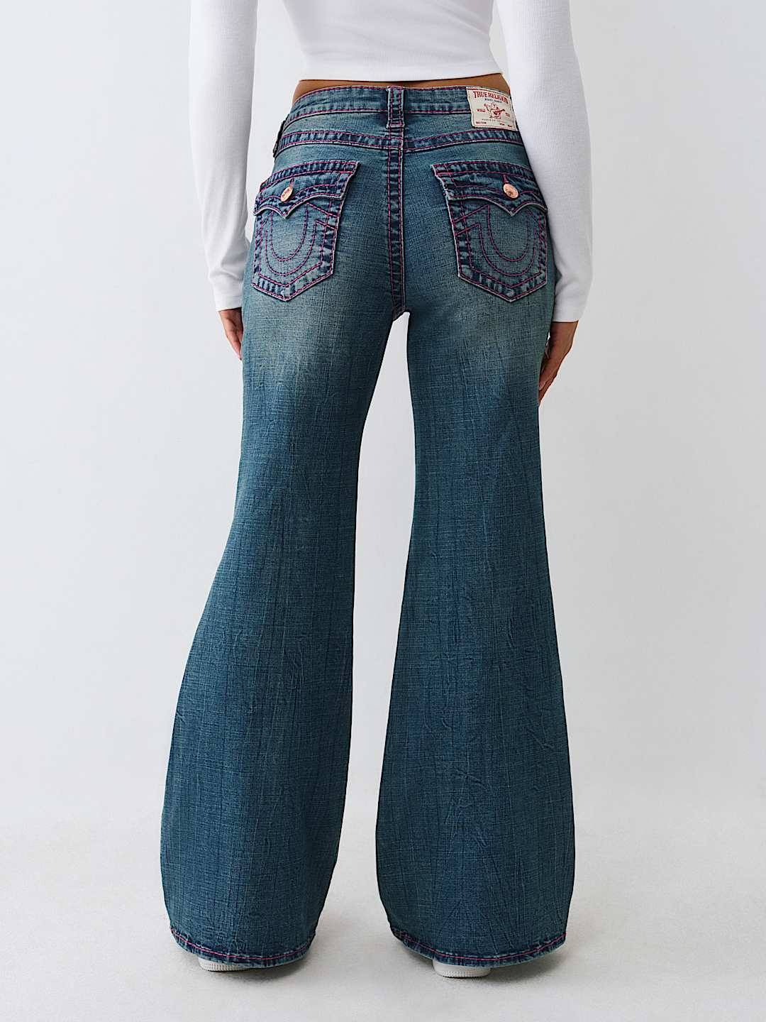 katrina high rise flare flap big t