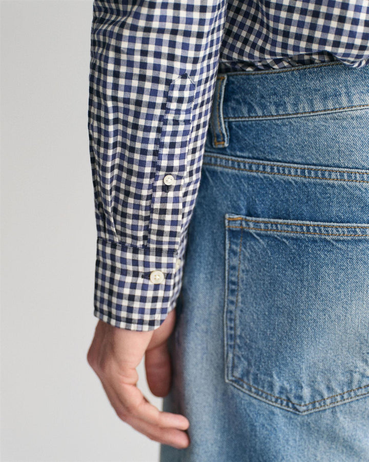 Reg Light Twill Gingham Shirt