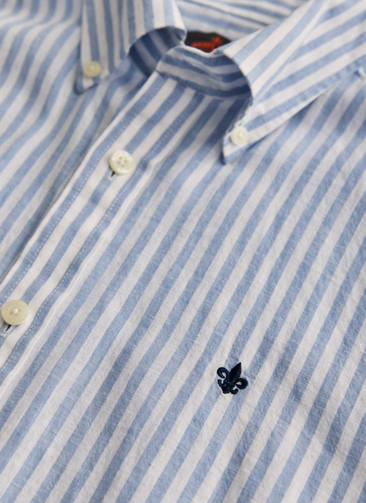 Douglas Linen Stripe Shirt - classic fit