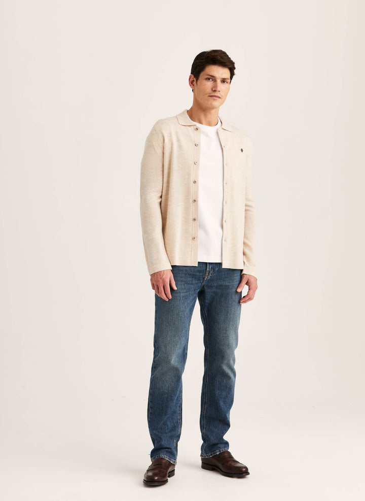 Merino Shirt Cardigan