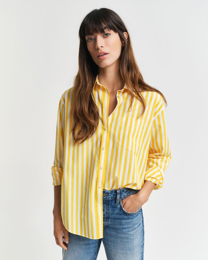 Rel classic poplin striped shirt