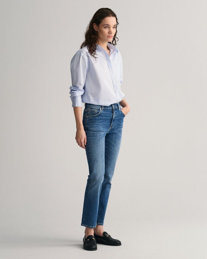 Relaxed Fit Poplin Shirt