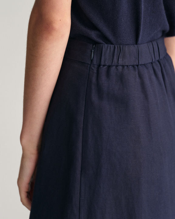 Linen Blend Skirt