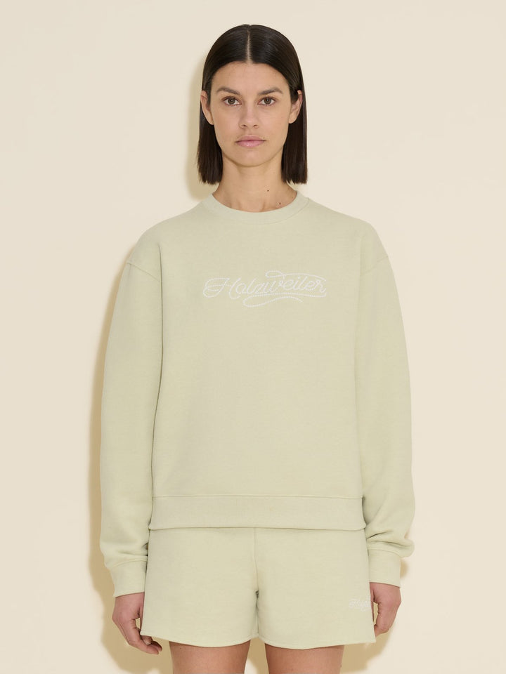 Evoke Embroidery Crew Sweater