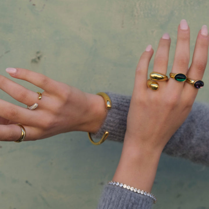 Bracelet st. steel soft cut