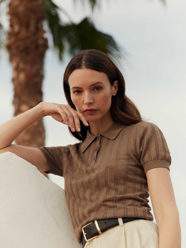 Rosalia Knit Polo
