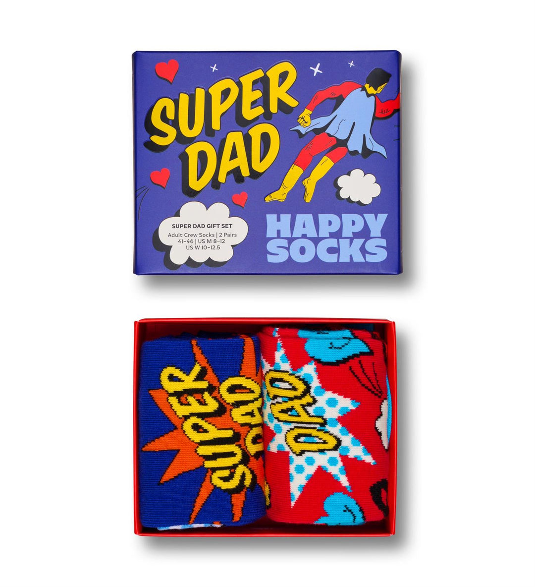 2-Pack Super Dad Socks Giftnox
