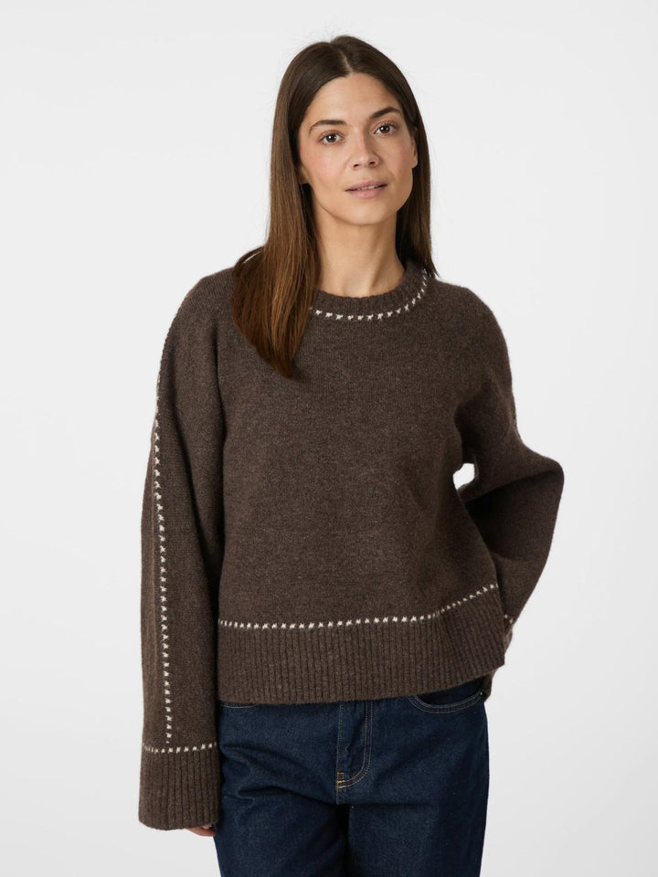 Reome Knit Stitch Blouse