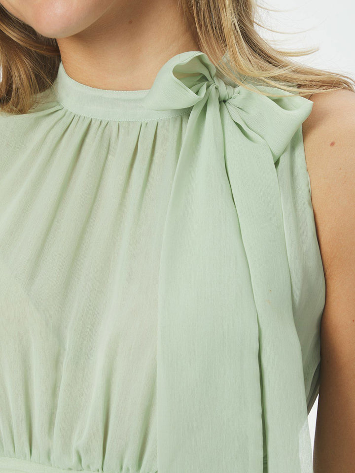 Marli Solid Chiffon Dress