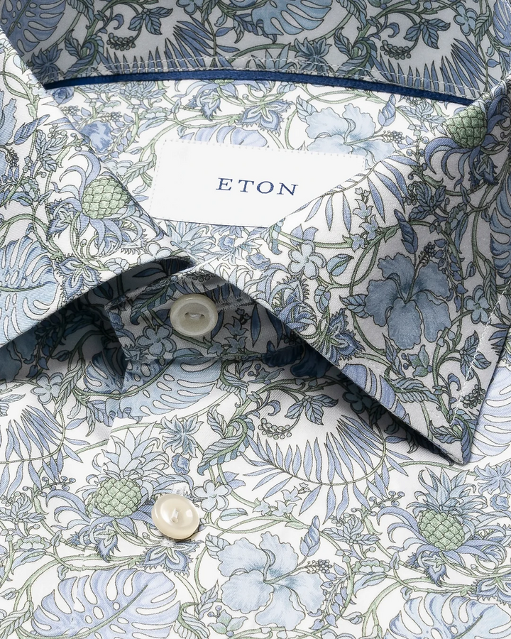 Floral Signature Twill Shirt Slim