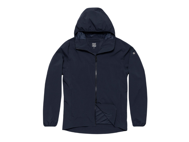 Hood Navy Jacket
