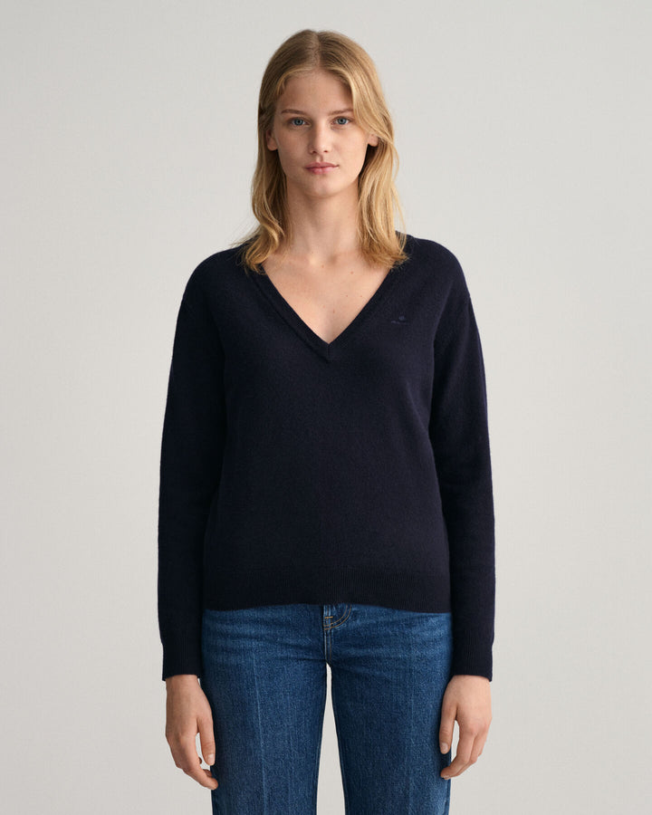 GANT SUPERFINE LAMBSWOOL V-NECK