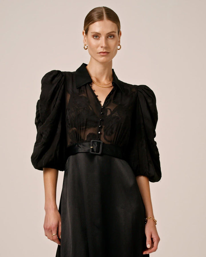 Jaquard Midi Dress