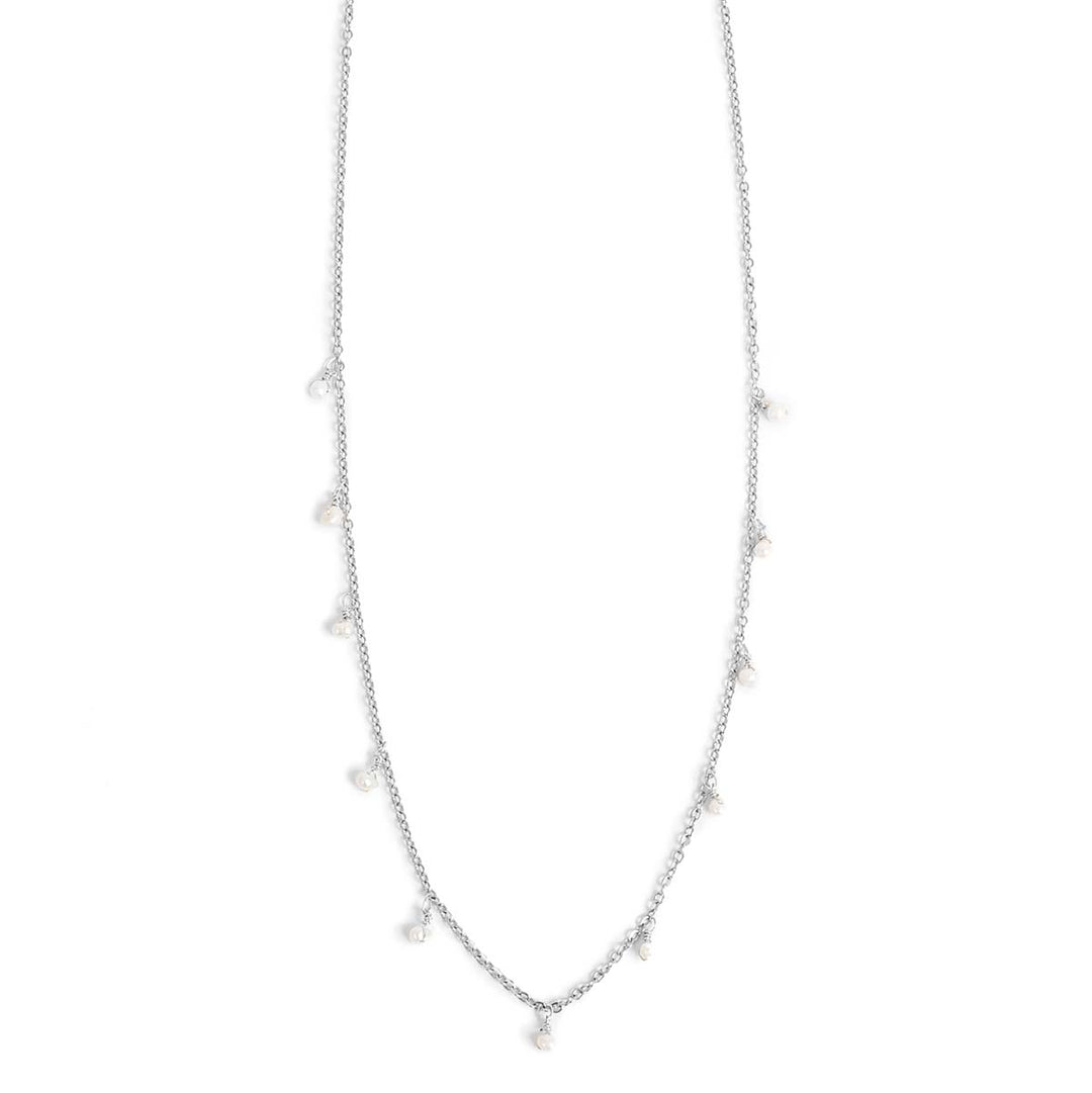 Neckles w/dangling pearl