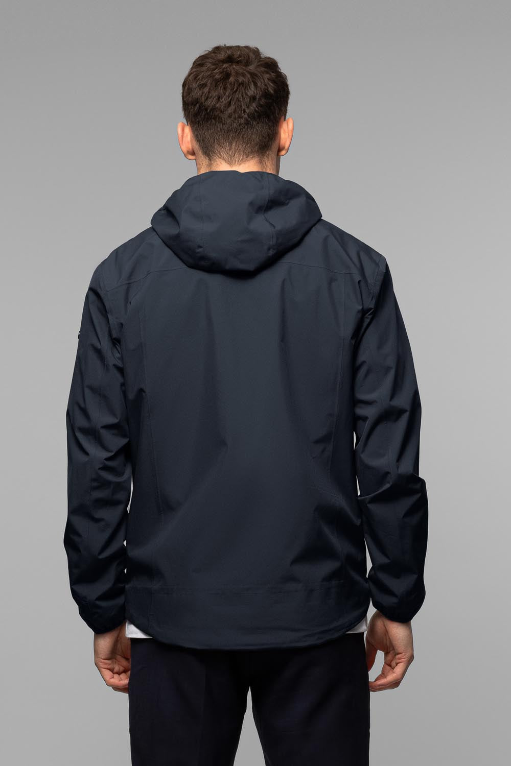 Hood Navy Jacket