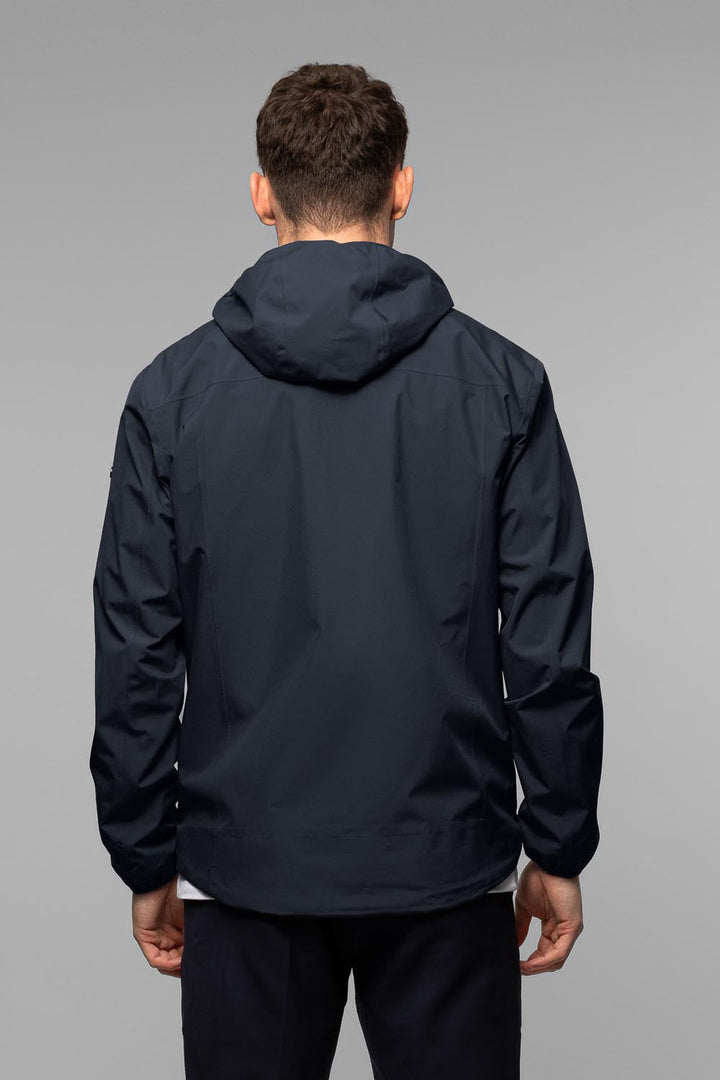 Hood Navy Jacket