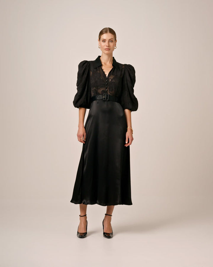Jaquard Midi Dress