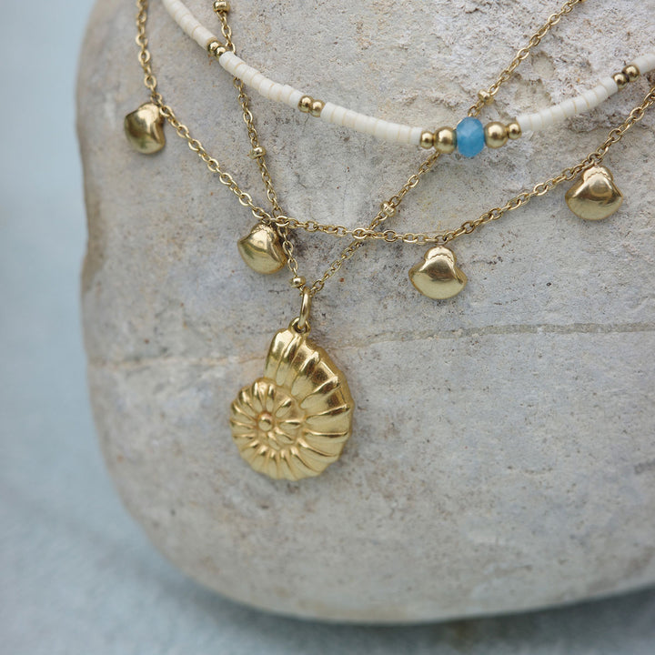 Necklace 45cm 5 shells