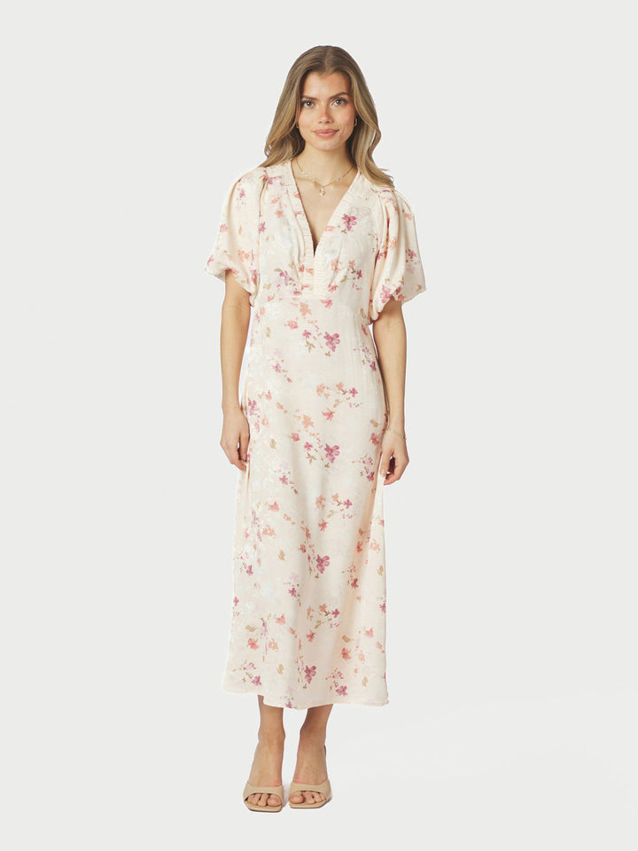 Illana Sateen Print Dress