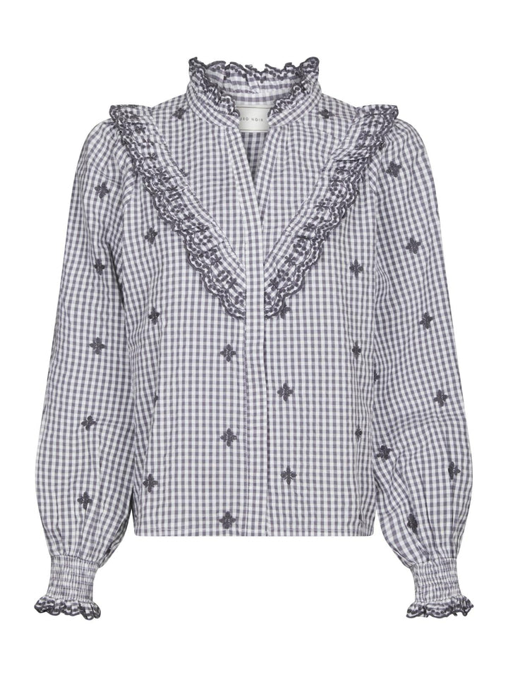 Degas Check Blouse