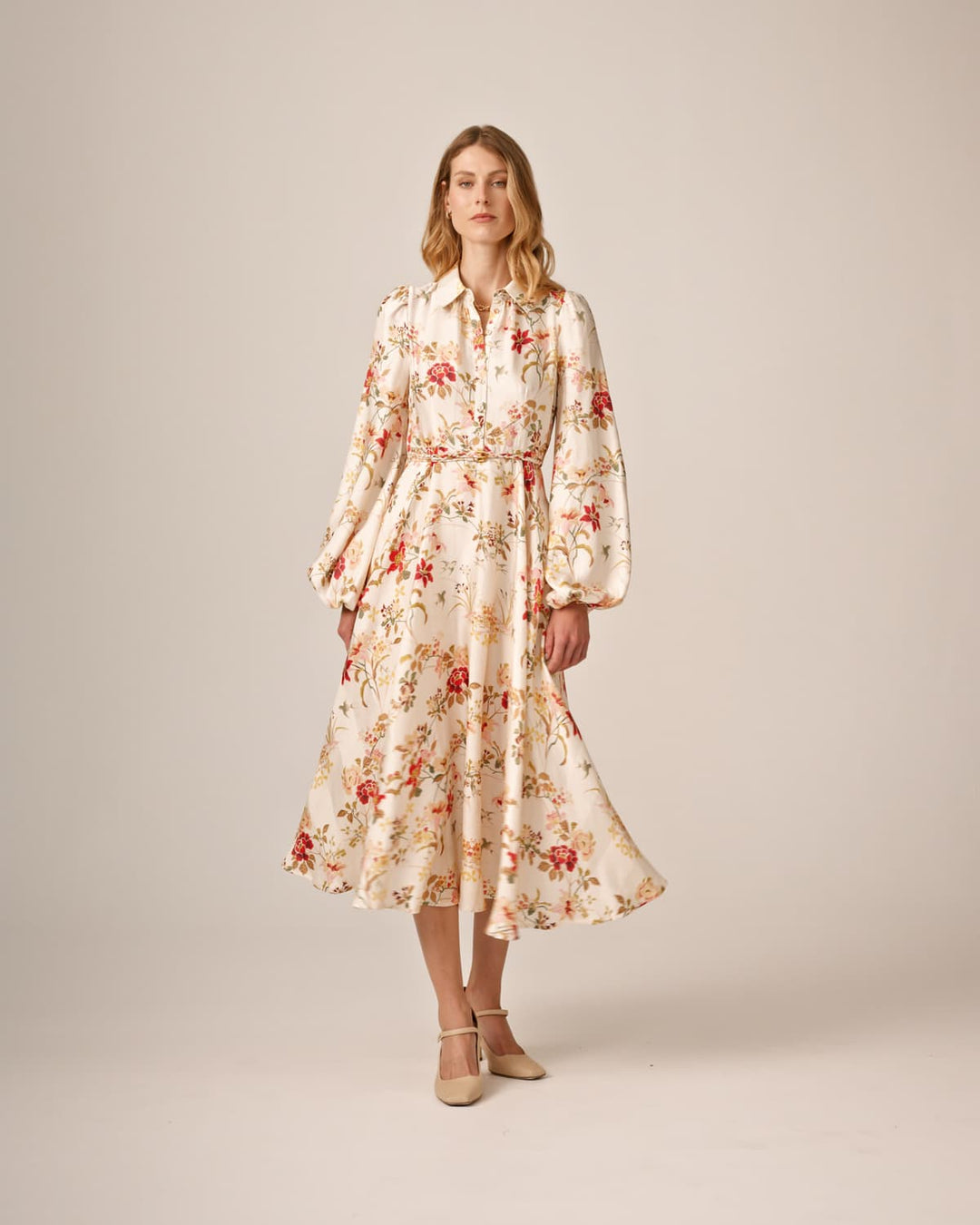 Viscose shirt dress