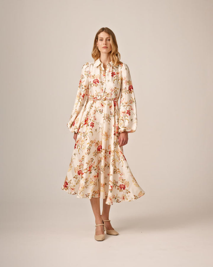 Viscose shirt dress