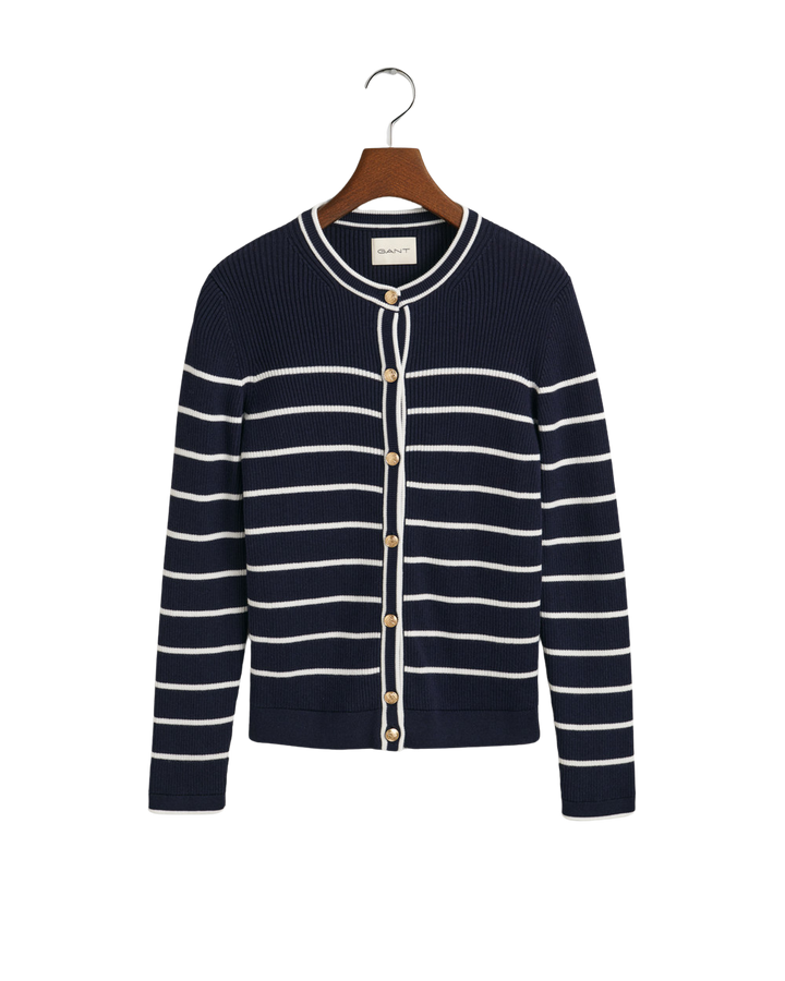 Ribbed Breton Cardigan