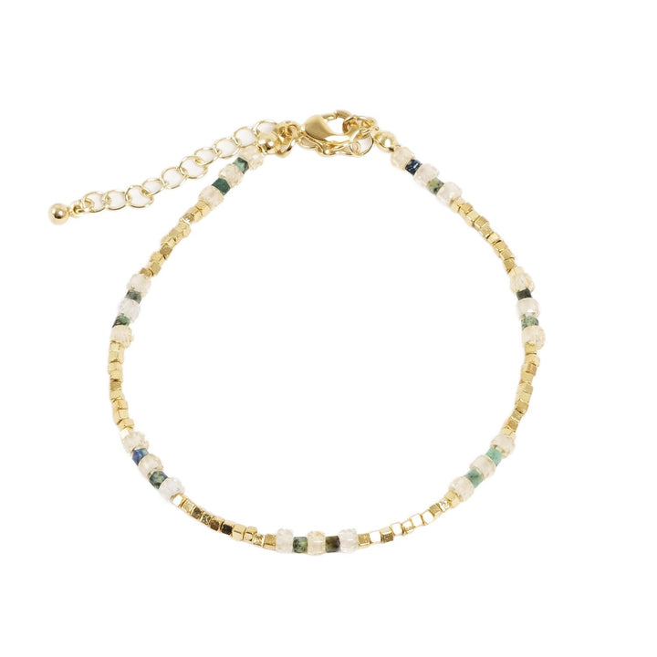 Bracelet 18,5cm shiny green