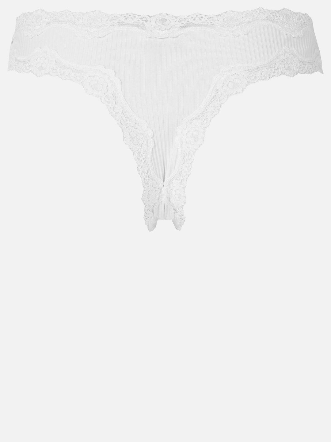 Silk brasilian w/lace