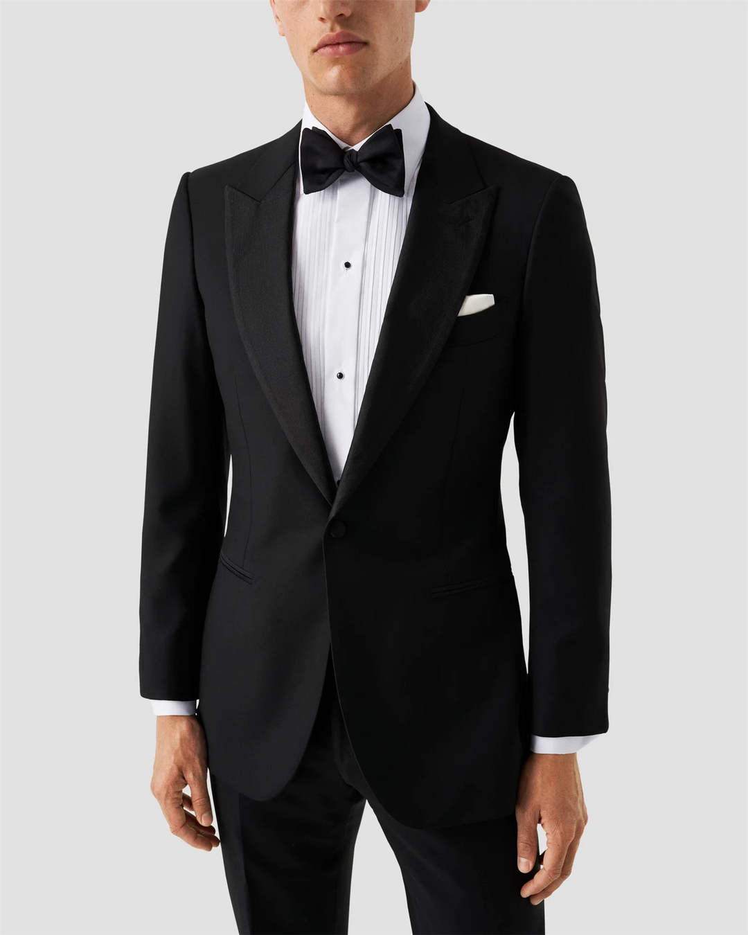 Slim Plissé Tuxedo Shirt