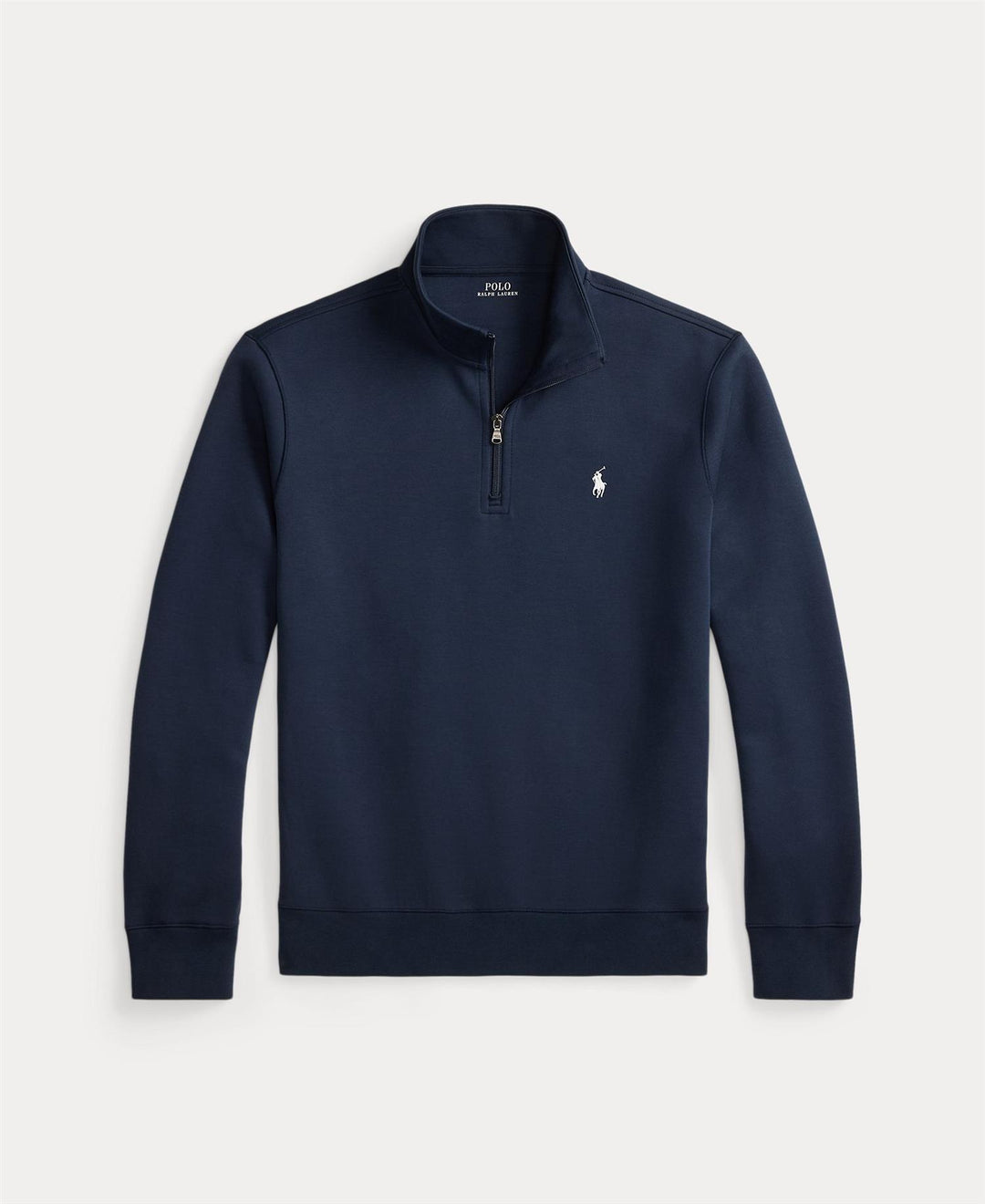 Double-Knit Quarter-Zip Pullover