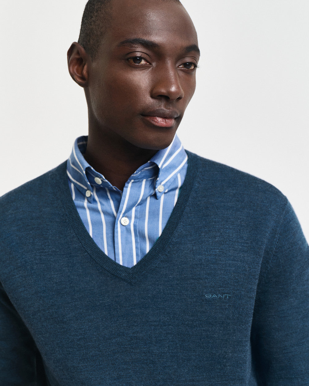 Extrafine Merino Wool V-Neck