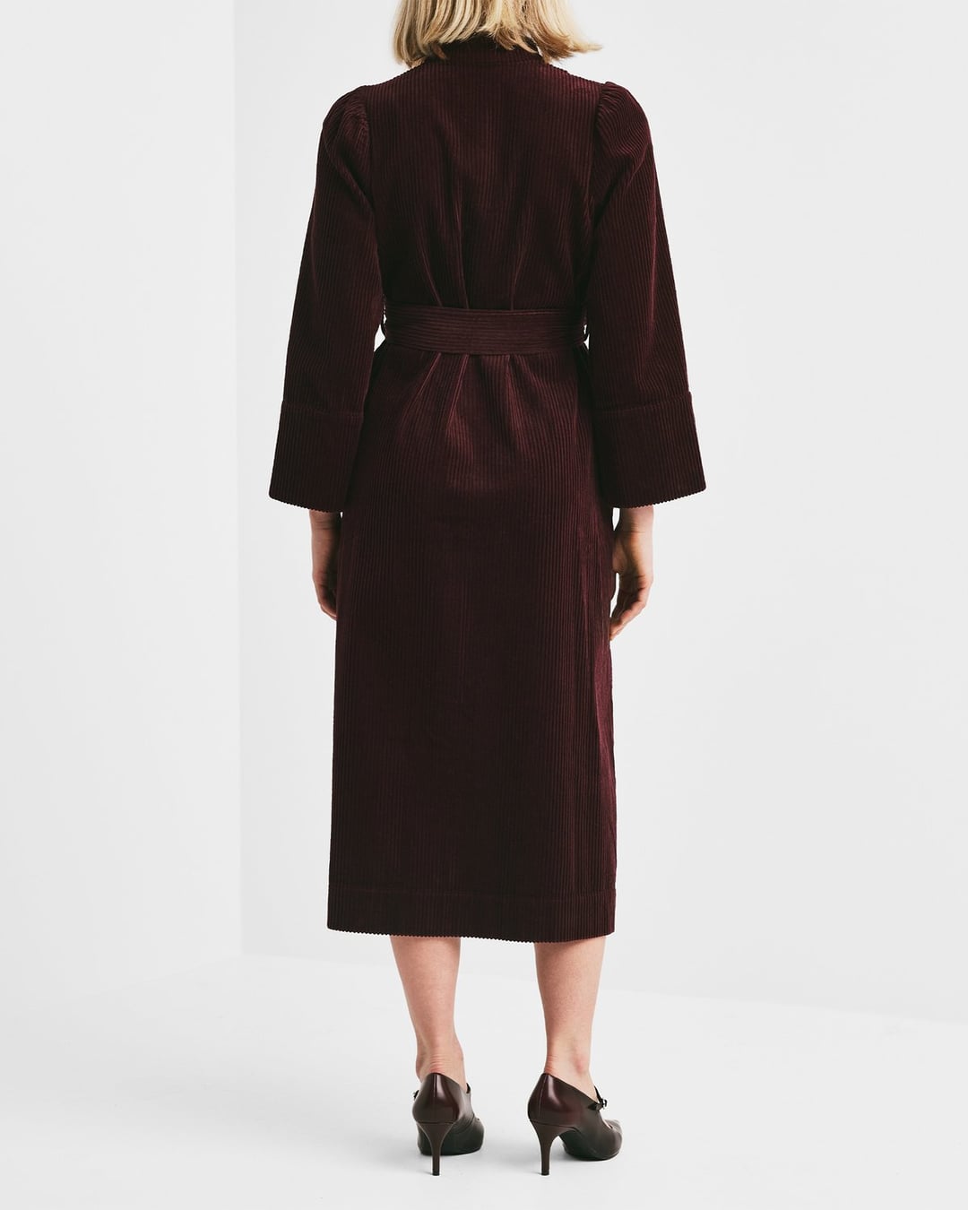 Corduroy Belt Dress