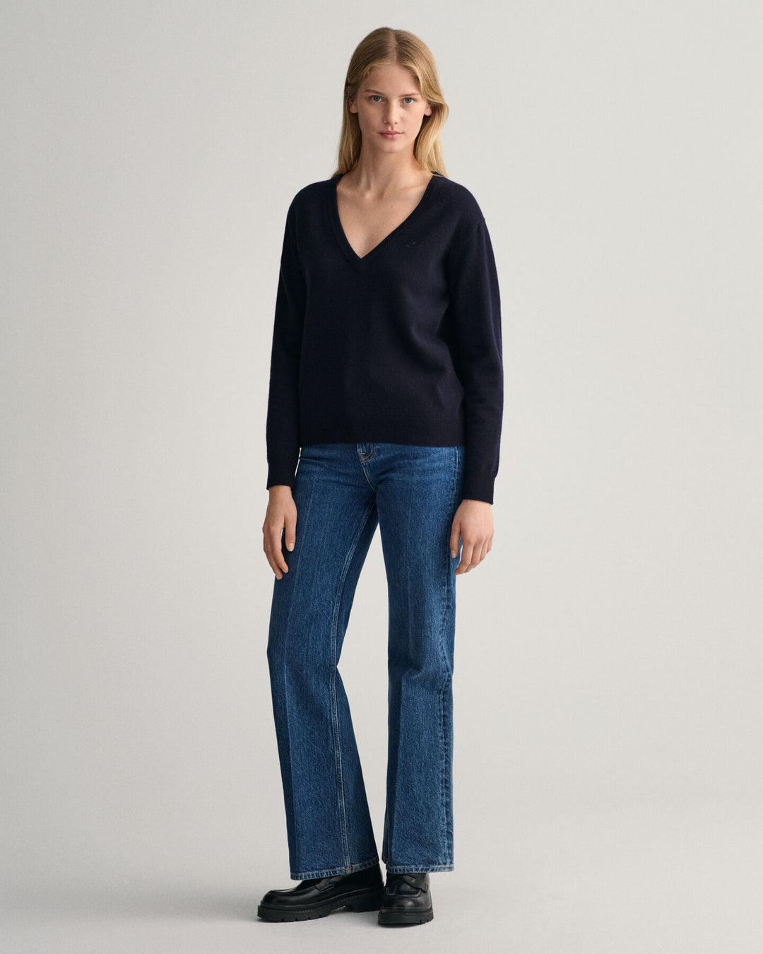 GANT SUPERFINE LAMBSWOOL V-NECK