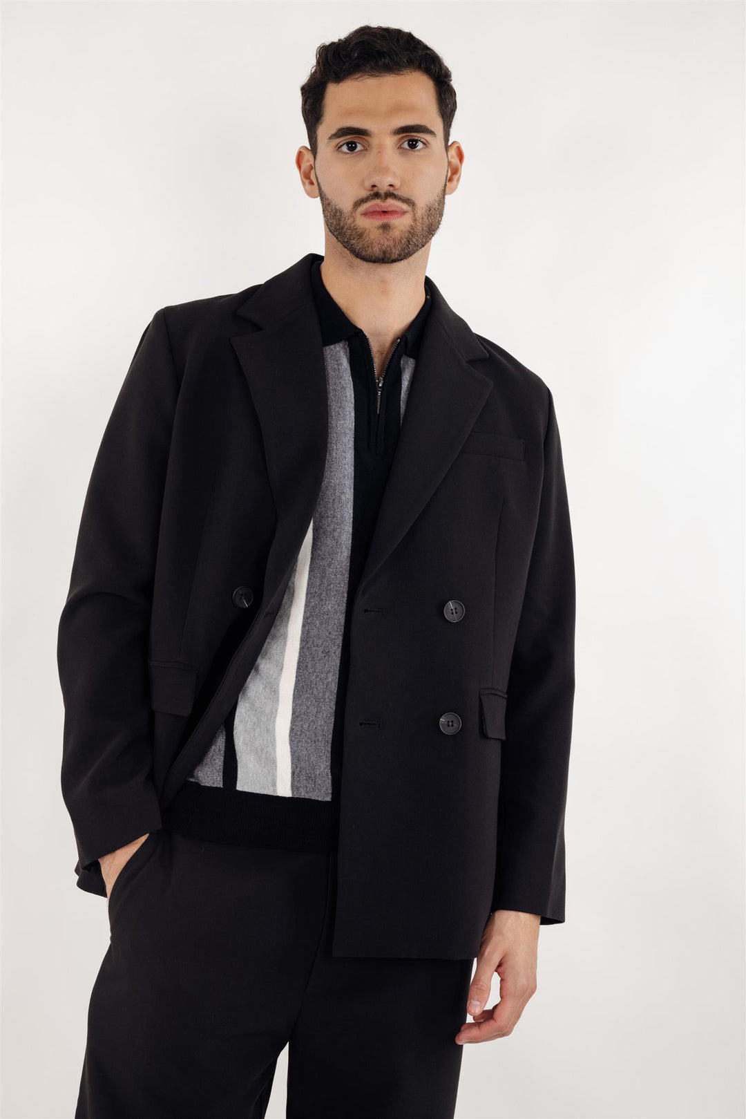 Moore Double Breasted Blazer