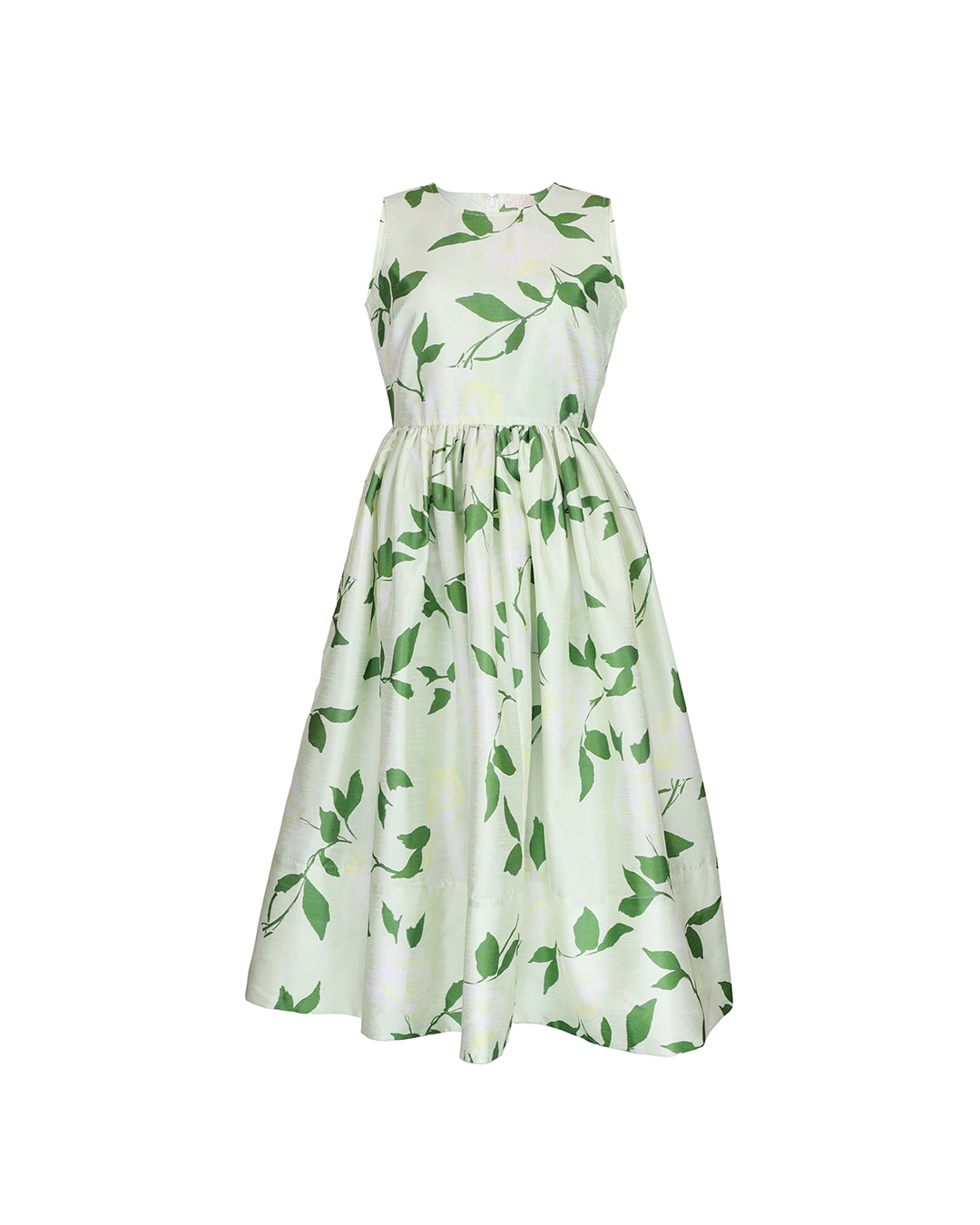 Taffeta Midi Dress