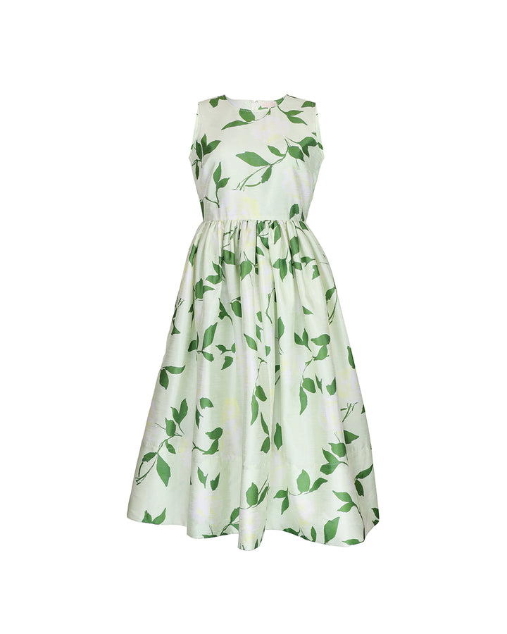 Taffeta Midi Dress
