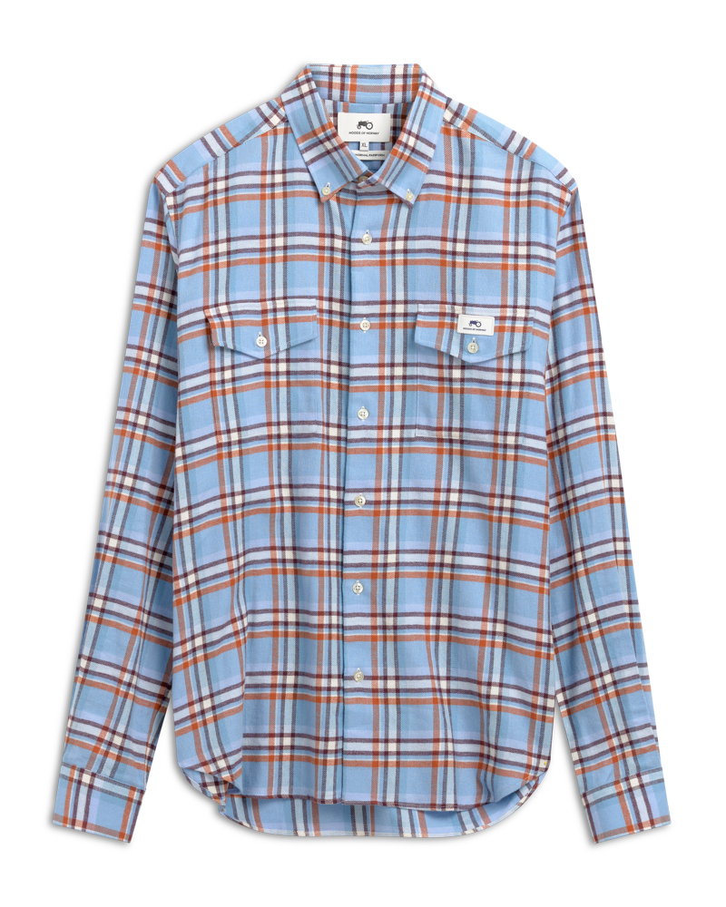 Bold Check Blue R