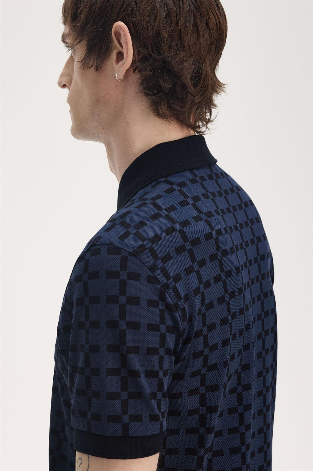 Jaquard polo t-shirt