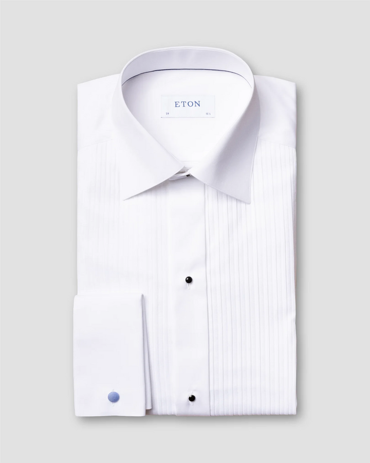 Slim Plissé Tuxedo Shirt