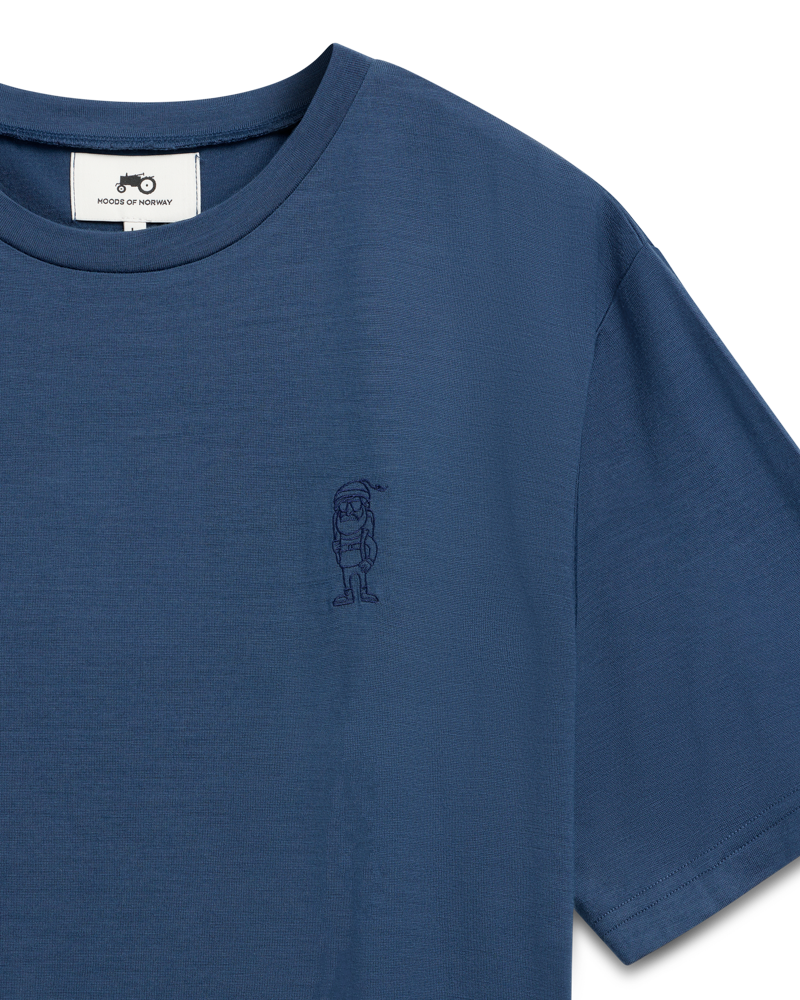 Wool Tee Blue