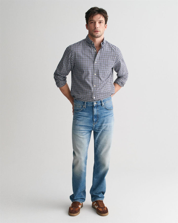 Reg Light Twill Gingham Shirt