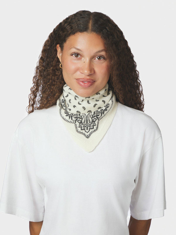 Ariya Paisley Knit Scarf