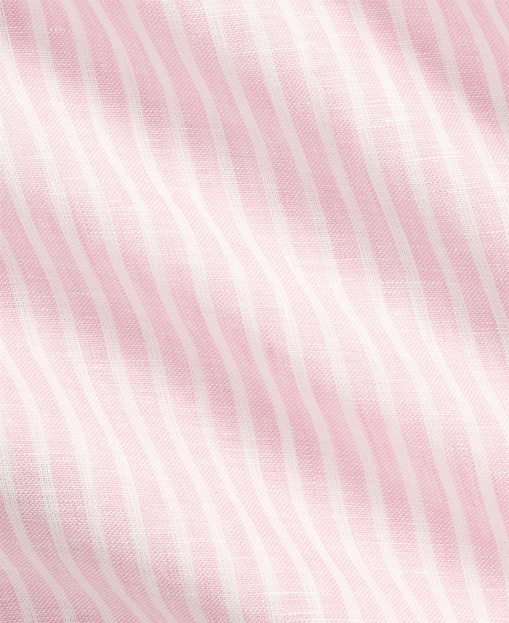 Custom Fit Striped Linen Shirt